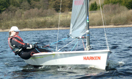 Kathryn Hayfield at Delph Sailing Club