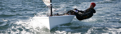 Solution Dinghy in action