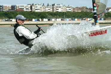 Solution Dinghy in action